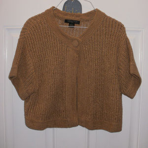 August Silk Short Sleeved Cropped Sweater